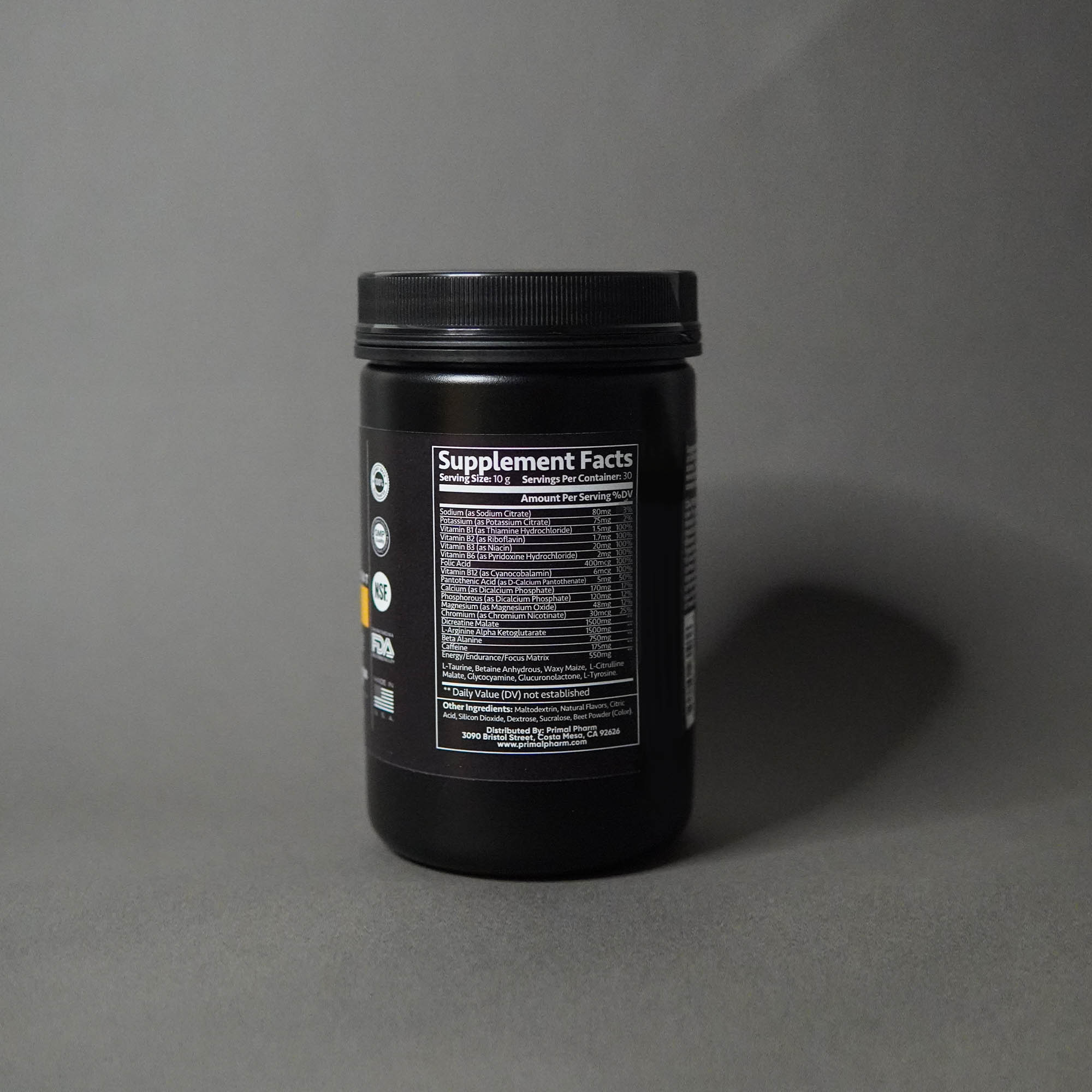 Primal Pharm™ STIM® Caffeinated Pre-Workout